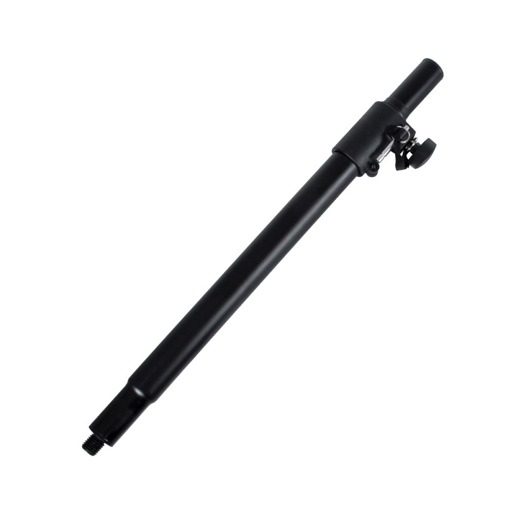GloboStar® FDB K803-FLPL 98026 Speaker Base Flexible Adjustable Pole - Βάση Ηχείου Ρυθμιζόμενος Σωλήνας για Τοποθέτηση Συστήματος Κολωνάτων Ηχείων K803 με K112BAS - IP20 - Μαύρο - min Φ3.5 x Υ62cm - max Φ3.5 x Υ97cm - Ζεύγος