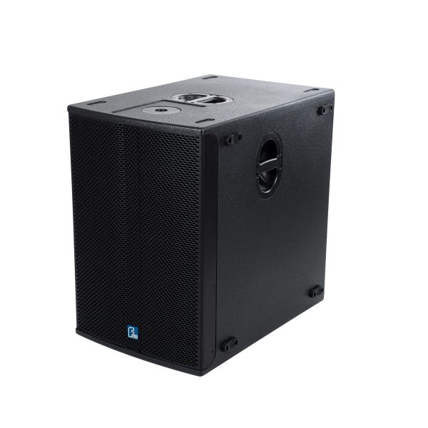 GLOBOSTAR® FDB K118BAS 98028 Επιδαπέδιο Ενεργό Αυτοενισχυόμενο PA Subwoofer Κολωνάτο Σύστημα με Ψηφιακό Ενισχυτή DSP SA2.68 AC 220V/50-60Hz - 600W RMS/4Ω + 600W RMS/4Ω (2400W Peak) - 1 x 18" Inches LF - IP20 - Μαύρο - Μ47.5 x Π71 x Υ70cm - 2 Χρόνια Ε