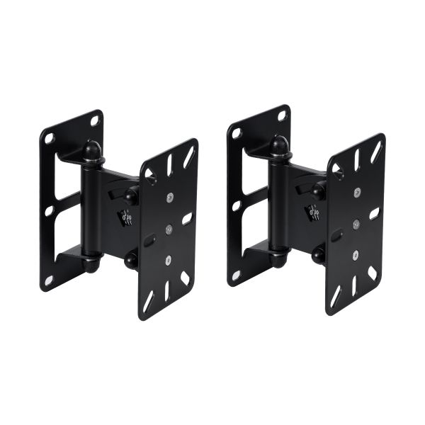 GLOBOSTAR® FDB WB2 98030 Επιτοίχια Ρυθμιζόμενη Βάση για Τοποθέτηση Ηχείων - IP20 - Μαύρο - Μ9.5 x Π11.5 x Υ16cm - Σετ 2 Τεμαχίων