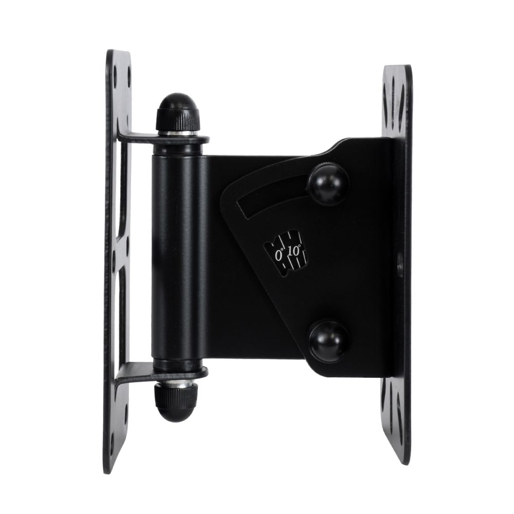 GLOBOSTAR® FDB WB2 98030 Επιτοίχια Ρυθμιζόμενη Βάση για Τοποθέτηση Ηχείων - IP20 - Μαύρο - Μ9.5 x Π11.5 x Υ16cm - Σετ 2 Τεμαχίων