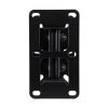 GLOBOSTAR® FDB WB2 98030 Επιτοίχια Ρυθμιζόμενη Βάση για Τοποθέτηση Ηχείων - IP20 - Μαύρο - Μ9.5 x Π11.5 x Υ16cm - Σετ 2 Τεμαχίων