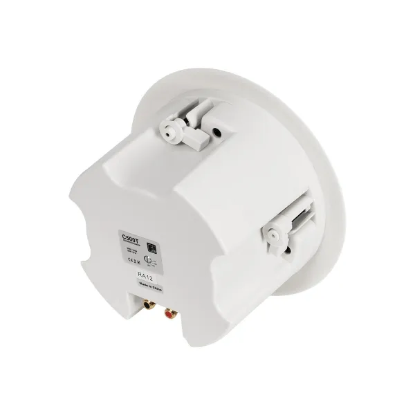 GLOBOSTAR® FDB C500T 98032 Χωνευτό Παθητικό Ηχείο Εγκαταστάσεων με Μετασχηματιστή 100V & 8Ω - 30W RMS (60W Peak) - 1 x 5.25" Inches LF & 1 x 1" Inches HF - IP20 - Λευκό - Μ21.3 x Π21.3 x Υ12.8cm / Q17.5 x 11.4cm - 2 Χρόνια Εγγύηση