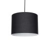 GLOBOSTAR® BLAZE 203-0109 Μοντέρνο Κρεμαστό Φωτιστικό Οροφής με Ντουί 1 x E27 AC 220-240V IP20 - Μαύρο - Μ22 x Π22 x Υ20cm