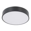 GLOBOSTAR® BURTON 61200-S Μοντέρνο Φωτιστικό Οροφής LED 67W 7370lm 120° AC 220-240V IP20 Ρυθμιζόμενο Λευκό CCT με Χειριστήριο από 2700K έως 6000K Dimmable - Lumileds SMD Chip - Μαύρο Ματ - Μ40 x Π40 x Υ8cm - 3 Χρόνια Εγγύηση