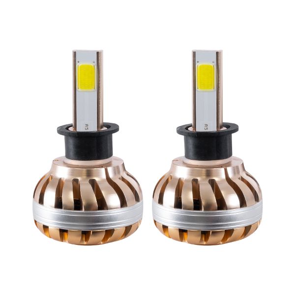 GloboStar® 99701 LED HID KIT H3 45 Watt COB LED 3600 Lumen 9-32 Volt DC 6000k