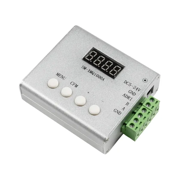 GloboStar 999-0008 DMX512 RGB GENIUS  TTL Output Controller SM-XMQ1000A DC 5-24V για RGB Wall Washer και Digital Neon Strip