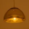 GLOBOSTAR® CRISTIN 999-0037 Μοντέρνο Κρεμαστό Φωτιστικό Οροφής με Ντουί 1 x G4 AC 220-240V IP20 - Χρυσό - Μ18 x Π18 x Υ13cm