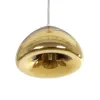 GLOBOSTAR® CRISTIN 999-0037 Μοντέρνο Κρεμαστό Φωτιστικό Οροφής με Ντουί 1 x G4 AC 220-240V IP20 - Χρυσό - Μ18 x Π18 x Υ13cm