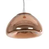 GLOBOSTAR® CRISTIN 999-0038 Μοντέρνο Κρεμαστό Φωτιστικό Οροφής με Ντουί 1 x G4 AC 220-240V IP20 - Χάλκινο - Μ18 x Π18 x Υ13cm