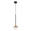 GLOBOSTAR® JOLIET 999-0042 Μοντέρνο Κρεμαστό Φωτιστικό Οροφής με Ντουί 1 x G9 AC 220-240V IP20 - Μαύρο & Χρυσό - Μ20 x Π20 x Y43cm