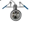 GLOBOSTAR® SARA 999-0059 Χωνευτό Φωτιστικό Οροφής με Ντουί 1 x E27 AC 220-240V IP20 - Ασημί - Μ8 x Π8 x Υ11cm / Q5.5cm