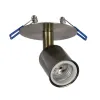 GLOBOSTAR® SARA 999-0062 Χωνευτό Φωτιστικό Οροφής με Ντουί 1 x E27 AC 220-240V IP20 - Μπρούτζινο - Μ8 x Π8 x Υ11cm / Q5.5cm