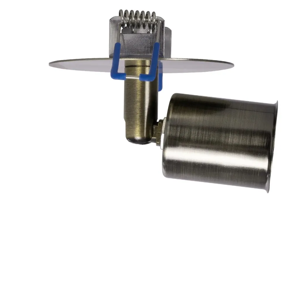 GLOBOSTAR® SARA 999-0062 Χωνευτό Φωτιστικό Οροφής με Ντουί 1 x E27 AC 220-240V IP20 - Μπρούτζινο - Μ8 x Π8 x Υ11cm / Q5.5cm