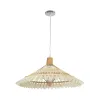 GLOBOSTAR® VENTALIA 999-0067 Boho Κρεμαστό Φωτιστικό Οροφής με Ντουί 1 x E27 AC 220-240V IP20 - Μπεζ - Μ60 x Π60 x Υ30cm