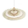 GLOBOSTAR® VENTALIA 999-0067 Boho Κρεμαστό Φωτιστικό Οροφής με Ντουί 1 x E27 AC 220-240V IP20 - Μπεζ - Μ60 x Π60 x Υ30cm