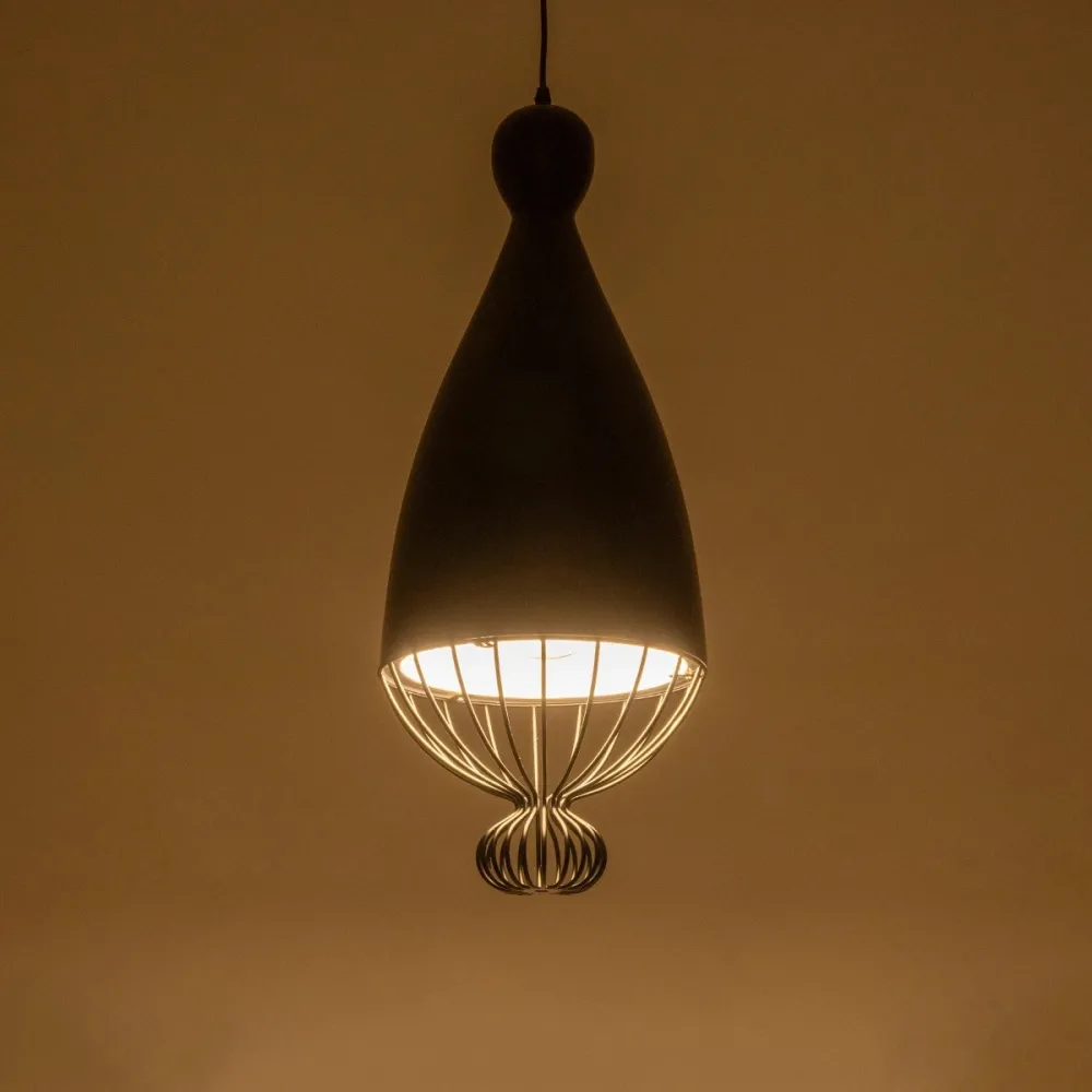 GLOBOSTAR® SOBRINO 999-0110 Vintage Κρεμαστό Φωτιστικό Οροφής με Ντουί 1 x E27 AC 220-240V IP20 - Μαύρο - Μ26 x Π26 x Υ70cm