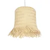 GLOBOSTAR® HAWAII 999-0125 Boho Κρεμαστό Φωτιστικό Οροφής με Ντουί 1 x E27 AC 220-240V IP20 - Μπεζ - Μ30 x Π30 x Υ30cm