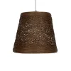GLOBOSTAR® PLAYROOM 999-0145 Vintage Κρεμαστό Φωτιστικό Οροφής με Ντουί 1 x E27 AC 220-240V IP20 - Καφέ - Μ30 x Π30 x Υ30cm