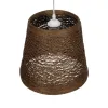 GLOBOSTAR® PLAYROOM 999-0145 Vintage Κρεμαστό Φωτιστικό Οροφής με Ντουί 1 x E27 AC 220-240V IP20 - Καφέ - Μ30 x Π30 x Υ30cm