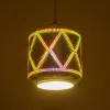 GLOBOSTAR® NEPTUNE 999-0149 Μοντέρνο Κρεμαστό Φωτιστικό Οροφής με Ντουί 1 x E27 AC 220-240V IP20 - Πολύχρωμο - Μ18 x Π18 x Υ25cm