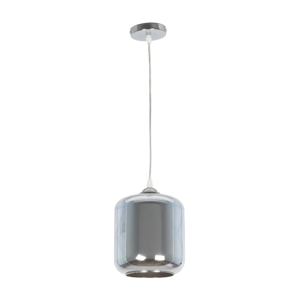 GLOBOSTAR® NEPTUNE 999-0149 Μοντέρνο Κρεμαστό Φωτιστικό Οροφής με Ντουί 1 x E27 AC 220-240V IP20 - Πολύχρωμο - Μ18 x Π18 x Υ25cm