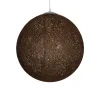 GLOBOSTAR® OCEANA 999-0156 Boho Κρεμαστό Φωτιστικό Οροφής με Ντουί 1 x E27 AC 220-240V IP20 - Καφέ - Μ60 x Π60 x Υ60cm