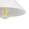 GLOBOSTAR® ALESSIA 999-0177 Μοντέρνο Φωτιστικό Τοίχου - Απλίκα με Ντουί 1 x E27 AC 220-240V IP20 - Μπεζ & Μαύρο - Μ18 x Π26 x Υ29cm