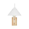 GLOBOSTAR® ALESSIA 999-0178 Μοντέρνο Φωτιστικό Τοίχου - Απλίκα με Ντουί 1 x E27 AC 220-240V IP20 - Μπεζ & Λευκό - Μ18 x Π26 x Υ29cm