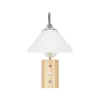 GLOBOSTAR® ALESSIA 999-0179 Μοντέρνο Φωτιστικό Τοίχου - Απλίκα με Ντουί 1 x E27 AC 220-240V IP20 - Μπεζ & Ασημί - Μ18 x Π26 x Υ29cm