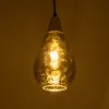 GLOBOSTAR® NOAH 999-0184 Μοντέρνο Κρεμαστό Φωτιστικό Οροφής με Ντουί 1 x E27 AC 220-240V IP20 - Γκρι & Μπεζ - Μ16 x Π16 x Υ30cm