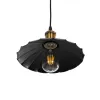 GLOBOSTAR® MARGI 999-0229 Vintage Κρεμαστό Φωτιστικό Οροφής με Ντουί 1 x E27 AC 220-240V IP20 - Μαύρο & Χρυσό - Μ26 x Π26 x Υ14cm