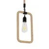 GLOBOSTAR® MALVERN 999-0234 Vintage Κρεμαστό Φωτιστικό Οροφής με Ντουί 1 x E27 AC 220-240V IP20 - Μαύρο & Μπεζ - Μ18.5 x Π4 x Υ41.5cm