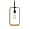 GLOBOSTAR® MALVERN 999-0234 Vintage Κρεμαστό Φωτιστικό Οροφής με Ντουί 1 x E27 AC 220-240V IP20 - Μαύρο & Μπεζ - Μ18.5 x Π4 x Υ41.5cm