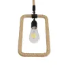 GLOBOSTAR® MALVERN 999-0234 Vintage Κρεμαστό Φωτιστικό Οροφής με Ντουί 1 x E27 AC 220-240V IP20 - Μαύρο & Μπεζ - Μ18.5 x Π4 x Υ41.5cm