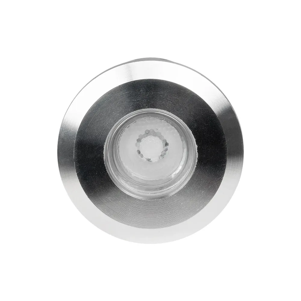 GLOBOSTAR® UNDERWATERDANI 90413 Υποβρύχιο Χωνευτό Σποτ για Σιντριβάνια/Πισίνες LED 1W 80lm 5° DC 24V Αδιάβροχο IP68 Μπλε Dimmable - Bridgelux SMD Chip - Ανοξείδωτο Ατσάλι SS304 - Μ3 x Π3 x Υ5cm / Q2.5cm - 3 Χρόνια Εγγύηση