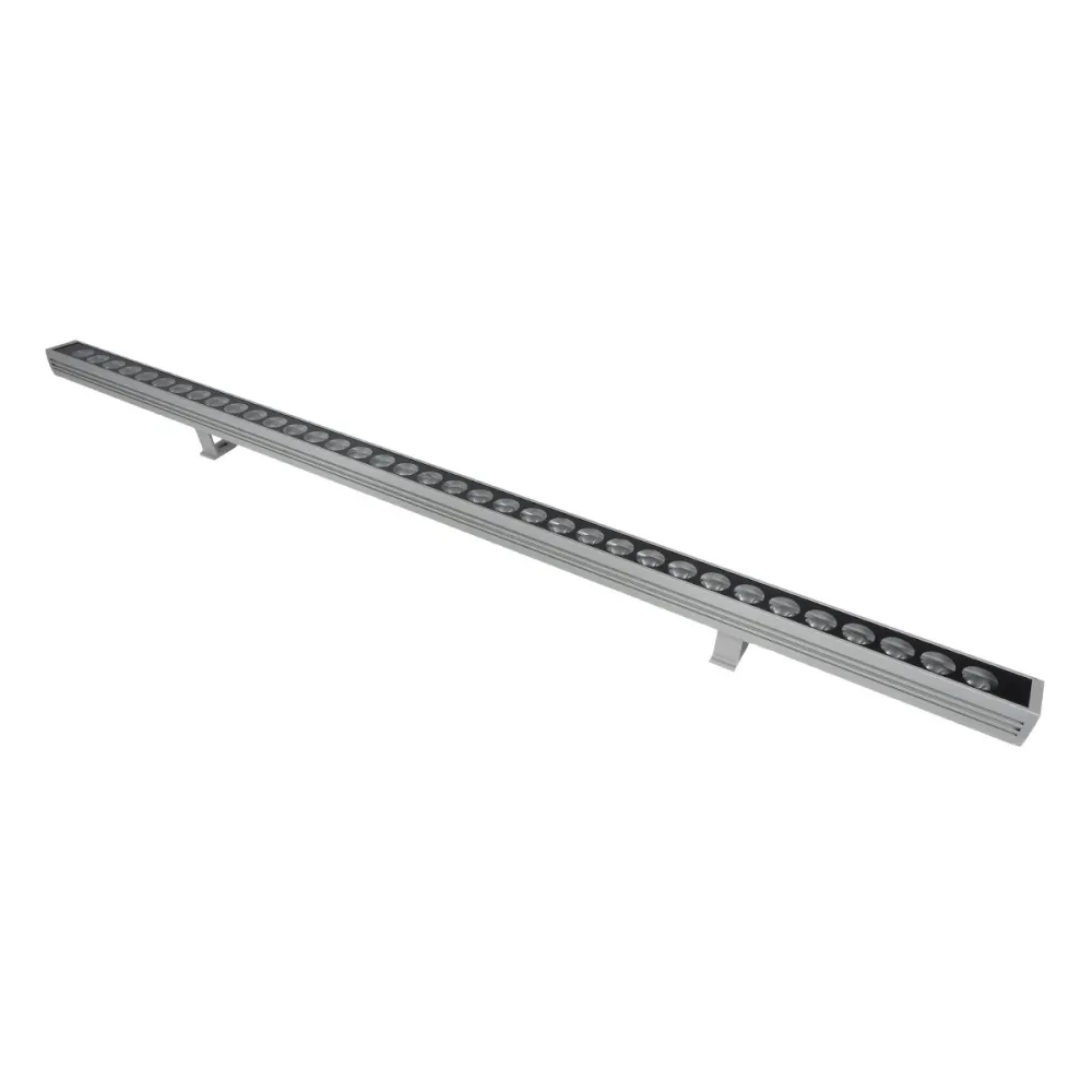 GLOBOSTAR® WASHERPANDA 999-0273 Μπάρα Φωτισμού Wall Washer LED 36W 4140lm 15° DC 24V Αδιάβροχο IP67 Φυσικό Λευκό 4500K Dimmable - Bridgelux SMD Chip - Γκρι Ανθρακί - Μ100 x Π4 x Υ3cm - 3 Χρόνια Εγγύηση