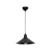 GLOBOSTAR® FERRO 203-0084 Μοντέρνο Κρεμαστό Φωτιστικό Οροφής με Ντουί 1 x E27 AC 220-240V IP20 - Μαύρο - Μ30 x Π30 x Υ15cm