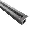 GLOBOSTAR® UNDERGROUND-REMVI 90194-Y Χωνευτή Μπάρα Φωτισμού Wall Washer LED 18W 1890lm 10° DC 24V Αδιάβροχο IP68 Ultra Θερμό Λευκό 2200K Dimmable - Bridgelux SMD Chip - Ανοξείδωτο Ατσάλι SS316 - Μ100 x Π9 x Υ7.2cm / Q98.2 x 7.6cm - 3 Χρόνια Εγγύηση