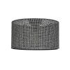 GLOBOSTAR® CILIO 203-0157 Μοντέρνο Φωτιστικό Οροφής με Ντουί 1 x E27 AC 220-240V IP20 - Μαύρο - Μ38 x Π38 x Υ23cm
