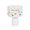 GLOBOSTAR® DINO 204-0028 Παιδικό Επιτραπέζιο Φωτιστικό Πορτατίφ με Ντουί 1 x E27 AC 220-240V IP20 - Πολύχρωμο - Μ24 x Π24 x Υ32cm