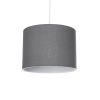 GLOBOSTAR® BLAZE 203-0108 Μοντέρνο Κρεμαστό Φωτιστικό Οροφής με Ντουί 1 x E27 AC 220-240V IP20 - Γκρι - Μ22 x Π22 x Υ20cm