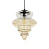 GLOBOSTAR® CORTE 206-0029 Μοντέρνο Κρεμαστό Φωτιστικό Οροφής με Ντουί 1 x E27 AC 220-240V IP20 - Mελί - Μ25 x Π25 x Υ30cm
