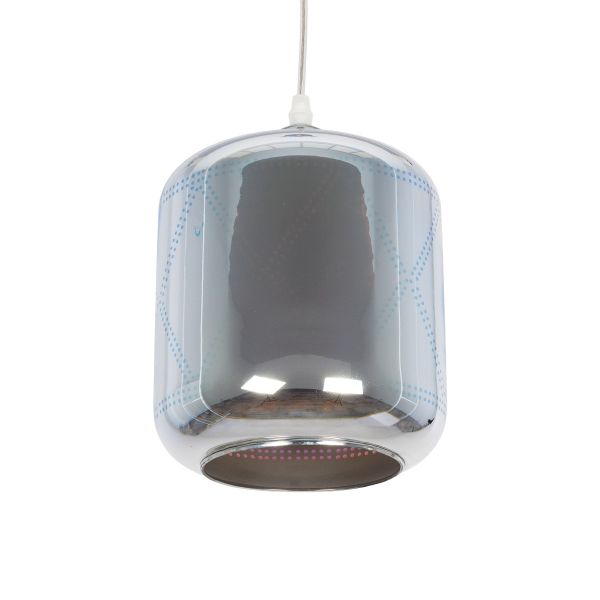 GLOBOSTAR® NEPTUNE 999-0149 Μοντέρνο Κρεμαστό Φωτιστικό Οροφής με Ντουί 1 x E27 AC 220-240V IP20 - Πολύχρωμο - Μ18 x Π18 x Υ25cm