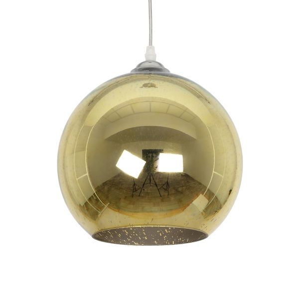 GLOBOSTAR® SATURN 999-0147 Μοντέρνο Κρεμαστό Φωτιστικό Οροφής με Ντουί 1 x E27 AC 220-240V IP20 - Πολύχρωμο - Μ25 x Π25 x Υ22cm