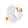 GLOBOSTAR® ALPHA 77830 Χωνευτή Κινούμενη Βάση για Σποτ MR16 με Ντουί GU10/GU5.3 IP20 - Λευκό - Μ9.4 x Π9.4 x Υ4.2cm / Q8.3cm