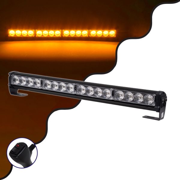 GloboStar® 85275 PRO Series Μπάρα Σήμανσης Οχήματος Οδικής Βοήθείας για Αυτοκίνητα & Φορτηγά 16 Προγραμμάτων Φωτισμού STROBE LED SMD 3030 32W DC 10-30V Αδιάβροχη IP66 Πορτοκαλί GloboStar® 85275 PRO Series Μπάρα Σήμανσης Οχήματος Οδικής Βοήθείας για Αυτοκίνητα & Φορτηγά 16 Προγραμμάτων Φωτισμού STROBE LED SMD 3030 32W DC 10-30V Αδιάβροχη IP66 Πορτοκαλί