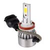 GloboStar® 82005 H9 C6 Line KIT Βασικού Φωτισμού Αυτοκινήτου & Φορτηγού 1st Generation Can-Bus Series LED CREE CXB COB 24W/48W 3600lm/7200lm DC 12-24V Αδιάβροχο IP65 Ψυχρό Λευκό 6000K