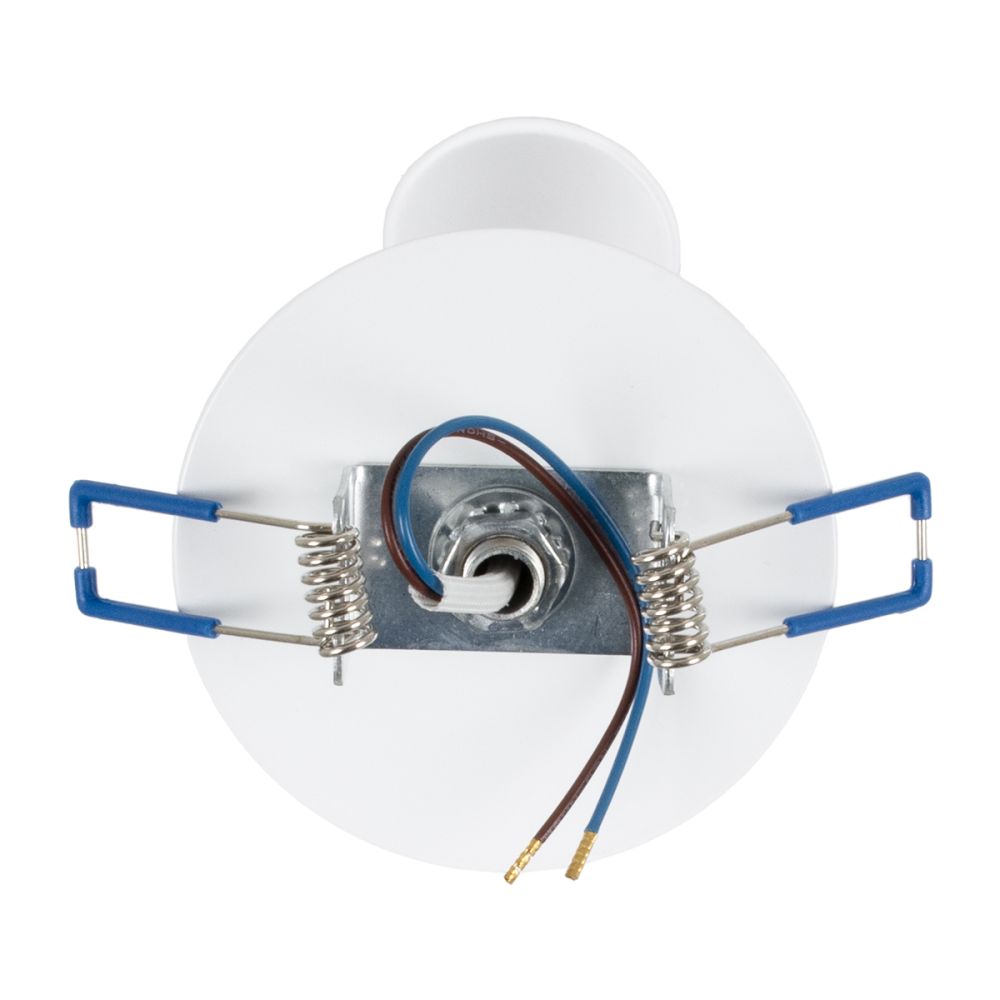 GLOBOSTAR® SARA 00848 Χωνευτό Φωτιστικό Οροφής με Ντουί 1 x E27 AC 220-240V IP20 - Λευκό - Μ8 x Π8 x Υ11cm / Q5.5cm