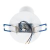 GLOBOSTAR® SARA 00848 Χωνευτό Φωτιστικό Οροφής με Ντουί 1 x E27 AC 220-240V IP20 - Λευκό - Μ8 x Π8 x Υ11cm / Q5.5cm