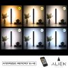 ΠΡΟΣΦΟΡΑ GloboStar® ALIEN-DIVA-BLACK-50-10 ALIEN Design DIVA Μοντέρνο Minimal Nordic Μεταλλικό Φωτιστικό Επιτραπέζιο - Πορτατίφ - Λαμπατέρ Μαύρο LED 10W 1500lm με Ασύρματο Χειριστήριο RF & Dimmer IP20 CCT Θερμό 2700 K έως Ψυχρό 6000K Μ3 x Π1.6 x Υ50cm